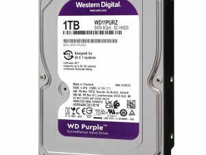 حافظه Western Digital 1TB WD Purple  HDD - SATA 6 Gb/s, 64 MB Cache, 3.5 با ظرفیت 1 ترابایت