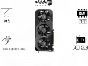 کارت گرافیک استوک ASUS TUF3 GTX 1660 GAMING OC  با ظرفیت 6 گیگابایت