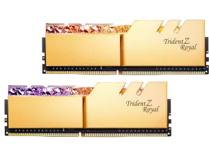 رم دسکتاپ استوک دو کاناله G.SKILL Trident Z Royal DDR4 3200MHz 2x16GB CL16 32GB