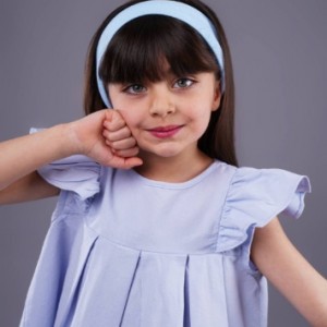 ست دخترانه لینن پیلی دار