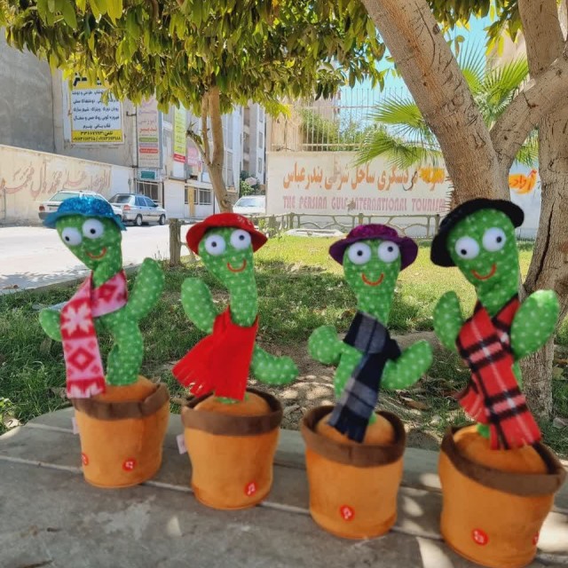 عروسک کاکتوس سخنگو  مدل لباس مکزیکی