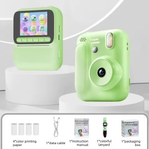 دوربین چاپ فوری کودک  مدل Mini Print Camera با نمایشگر ۲.۴ اینچی