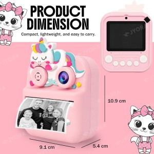 دوربین چاپ فوری کودک مدل Children’s Printing Camera با پرینتر حرارتی و بازی