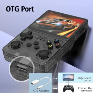 کنسول بازی دستی R36HD با صفحه نمایش 3.5 اینچی IPS، باتری 3000mAh و پشتیبانی از شبیه ساز بازی