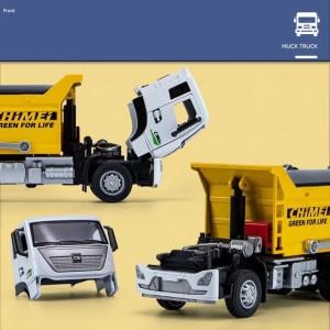 ماکت کامیون کمپرسی THE DUMP TRUK