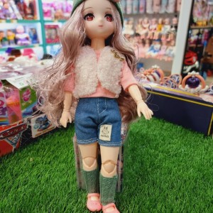 عروسک مفصلی چشم تیله ای/ عروسک BJD