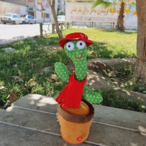 عروسک کاکتوس سخنگو  مدل لباس مکزیکی
