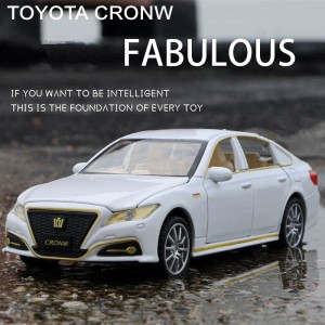 ماکت فلزی ماشین تویوتا کرون (Toyota Crown) مقیاس 1:32 با افکت نور و صدا