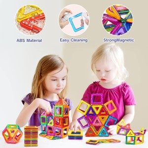 اسباب‌بازی ساختنی مگنتی مغناطیسی Mag-Building 20 تکه آموزشی و خلاقانه