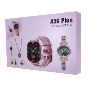 ست ساعت هوشمند زنان مدل A56 plus