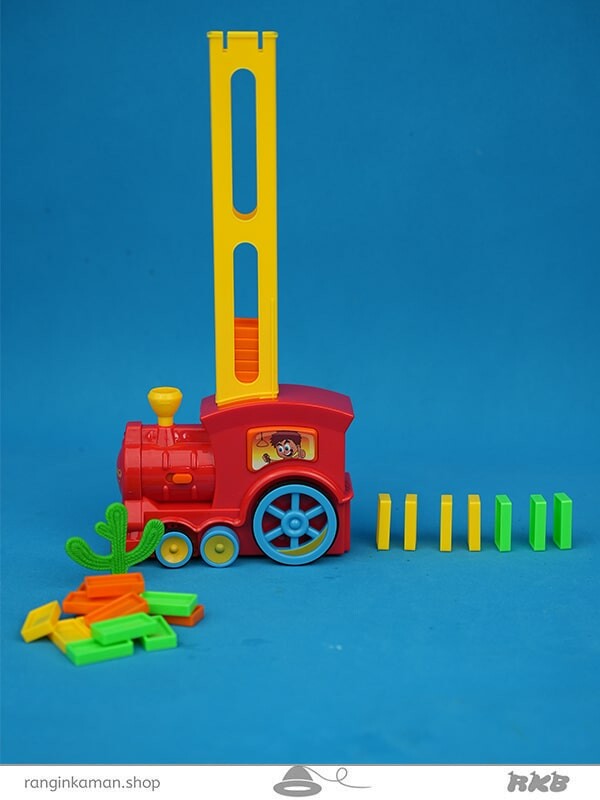 اسباب بازی قطار دومینو ساز  Domino train toy