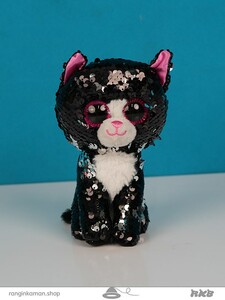 عروسک حیوانات ty پولکی چشم تیله ای کوچکAnimal doll ty small marble eyes sequins