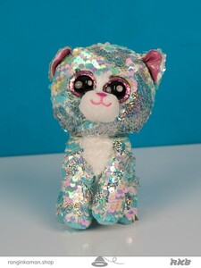 عروسک حیوانات ty پولکی چشم تیله ای کوچکAnimal doll ty small marble eyes sequins