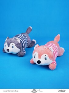 عروسک هاسکی ملوانی خوابیده Husky sleeping sailor doll
