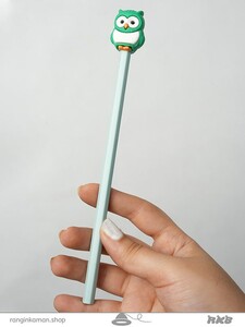 مداد پاکن دار حیوانات بزرگ طرح جغد Large animal eraser pencil with owl design