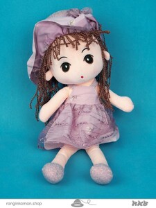 عروسک دختر کلاه گلی 40 سانتی flower hat doll