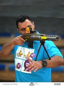 تفنگ دیسک پرتاب کن Throw a disc gun