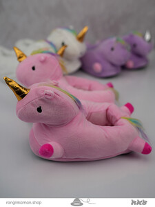 پاپوش یونیکورن Unicorn slippers