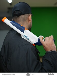 White flying gun toy (2)-min