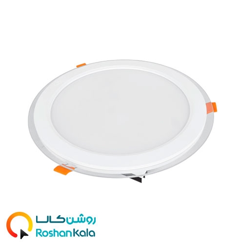 چراغ توکار گلاریس 30 وات دایره ای پارس شعاع توس