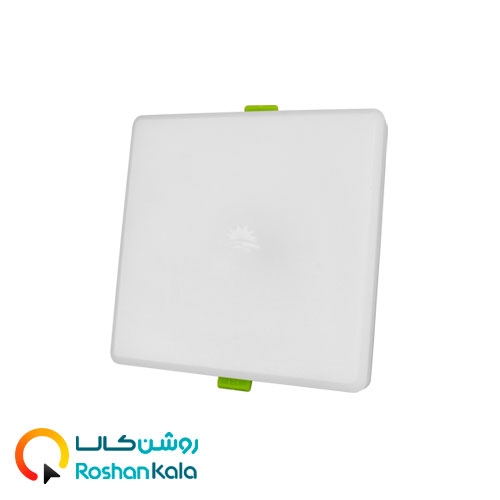چراغ توکار فولایت 12 وات مربعی پارس شعاع توس