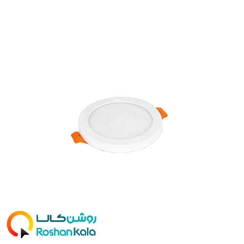 چراغ توکار اسلیم 8 وات دایره ای پارس شعاع توس