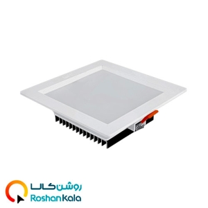 چراغ توکار سولاریس18 وات مربعی پارس شعاع توس