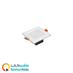 چراغ توکار گلاریس 7 وات مربعی پارس شعاع توس