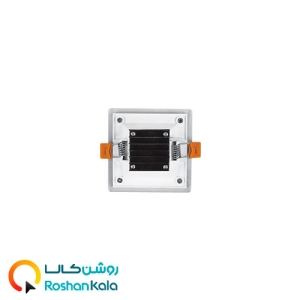 چراغ توکار گلاریس 7 وات مربعی پارس شعاع توس