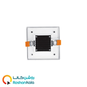 چراغ توکار گلاریس 9 وات مربعی پارس شعاع توس