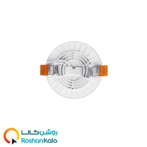 چراغ توکار فولایت 7 وات دایره ای پارس شعاع توس
