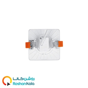 چراغ توکار فولایت 7 وات مربعی پارس شعاع توس