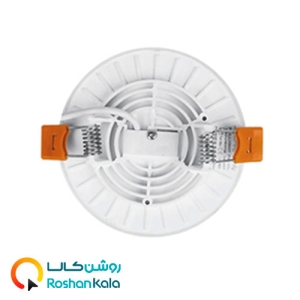 چراغ توکار فولایت 20 وات دایره ای پارس شعاع توس