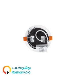 چراغ توکار اسلندر ۸ وات دایره ای پارس شعاع توس