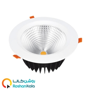 چراغ توکار هارمونیک ۸۰ وات دایره ای پارس شعاع توس