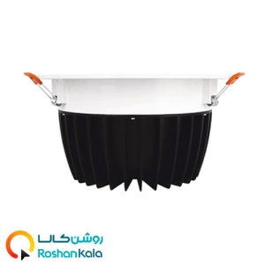 چراغ توکار هارمونیک ۸۰ وات دایره ای پارس شعاع توس
