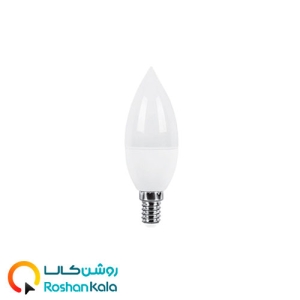 لامپ LED شمعی 6 وات مات پارس شعاع توس