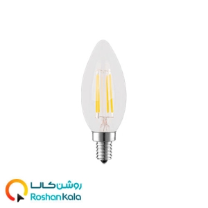 لامپ LED شمعی4 وات فیلامنتی E14 رویالوکس