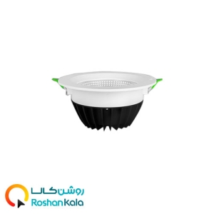 چراغ توکار هارمونیک 30 وات دایره ای SMD پارس شعاع توس