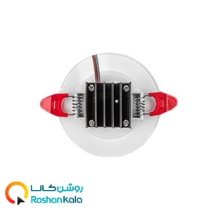 چراغ توکار سولاریس 5 وات دایره ای پارس شعاع توس