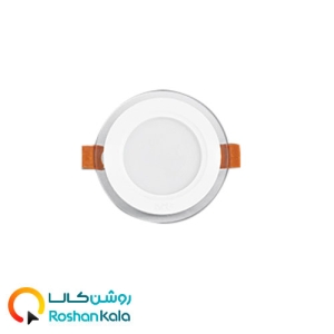 چراغ توکار گلاریس 9 وات دایره ای(پک 50 تایی) پارس شعاع توس