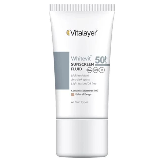 کرم ضدآفتاب و ضد لک ویتالیر (SPF50)
