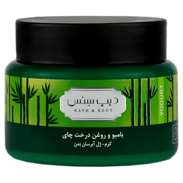 کرم ژل آبرسان بدن دیپ سنس (حاوی روغن درخت چای)