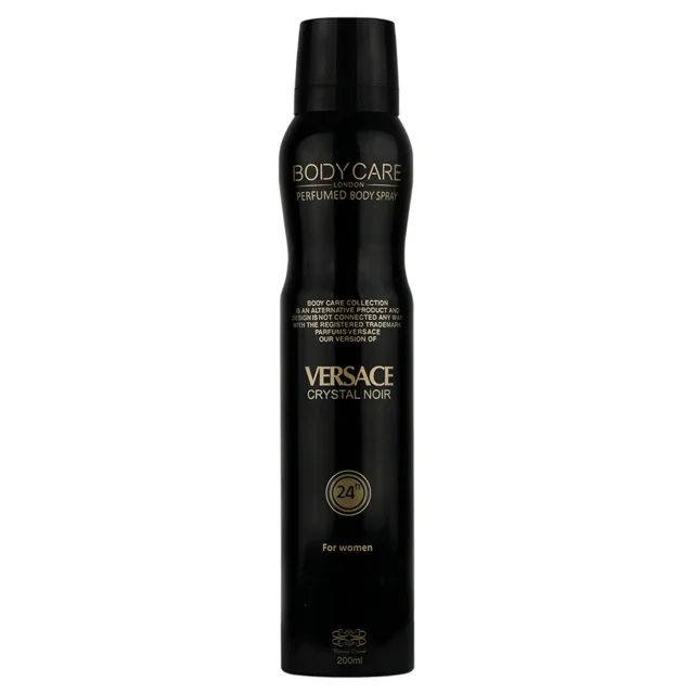 اسپری بدن زنانه بادی کر (مدل Versace Crystal Noir)