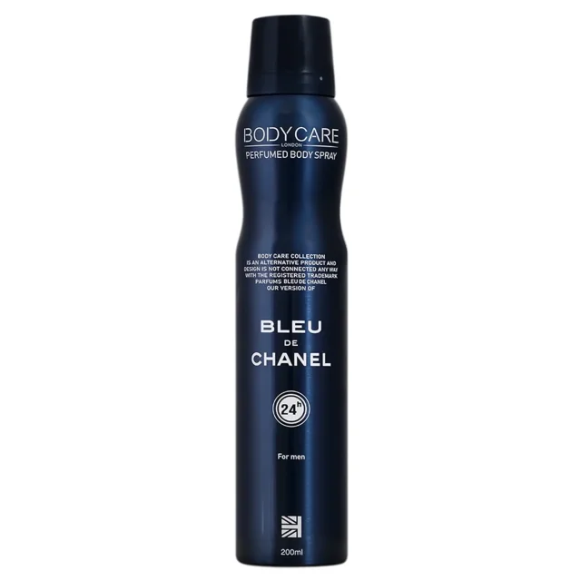 اسپری بدن مردانه بادی کر (مدل Bleu chanel)