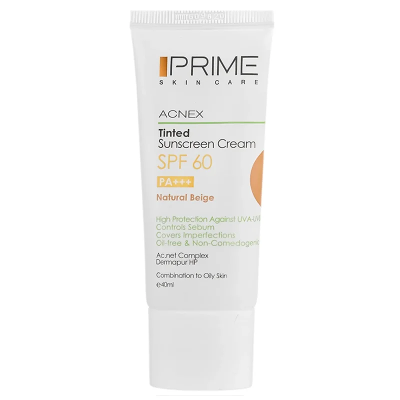 کرم ضدآفتاب پوست چرب پرایم (SPF60)