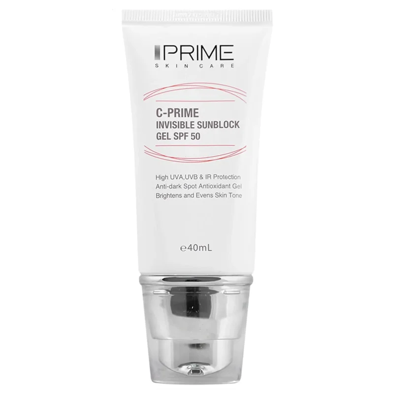 ژل ضدآفتاب حاوی ویتامین C پرایم(SPF 50)