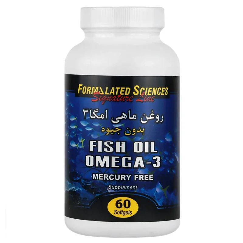 سافت ژل روغن ماهی امگا3 فرمولیتد ساینسز(60عددی)