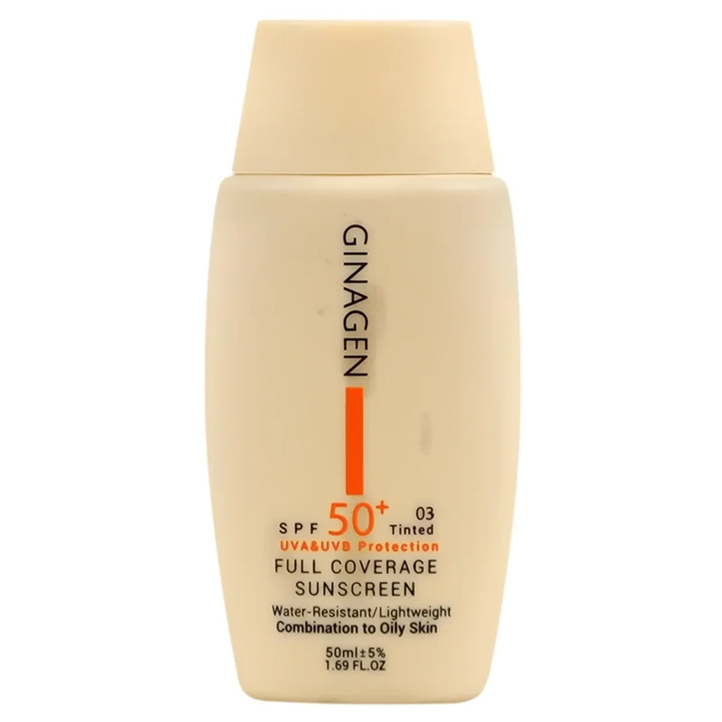 کرم ضد آفتاب پوست چرب ژیناژن (SPF50)