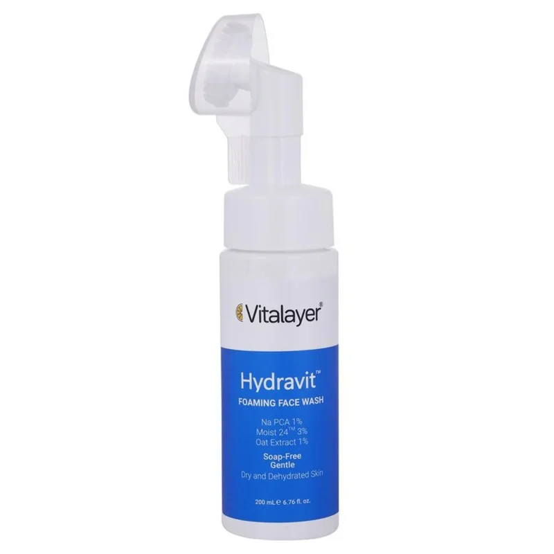 فوم شستشوی صورت پوست خشک ویتالیر (مدل Hydravit)